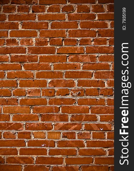 Abstract close-up brick wall background. Abstract close-up brick wall background