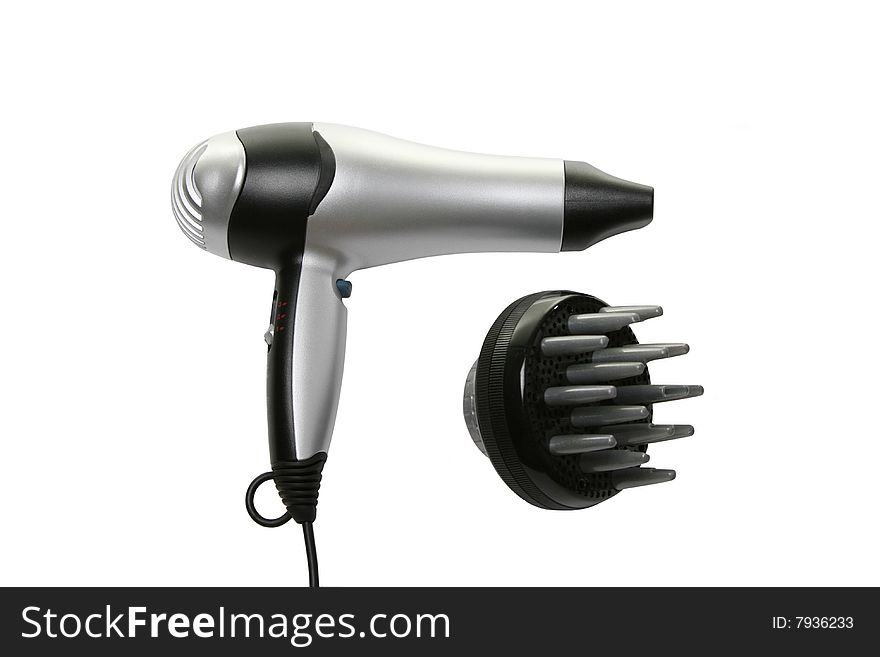 Hair Drier Isolated On White