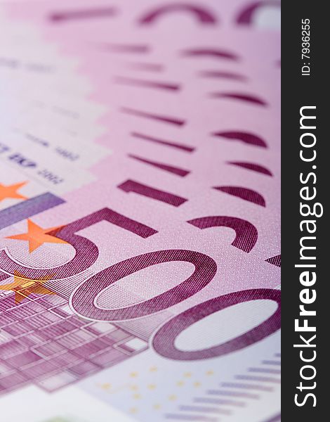 500 euro banknotes, can be used as a background