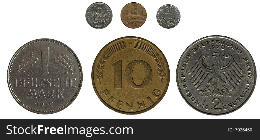 Germany And France; Coins Off Course