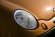 Car Headlight Royalty Free Stock Photos