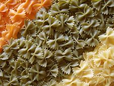Macaroni Multi-coloured. Royalty Free Stock Photography