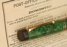 Antique Pen Royalty Free Stock Images Antique Pen Royalty Free Stock Images