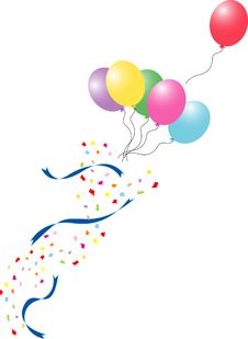Flying Balloons Stock Photo Flying Balloons Stock Photo