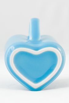 Heart-shape Cup On White Background Stock Image Heart-shape Cup On White Background Stock Image