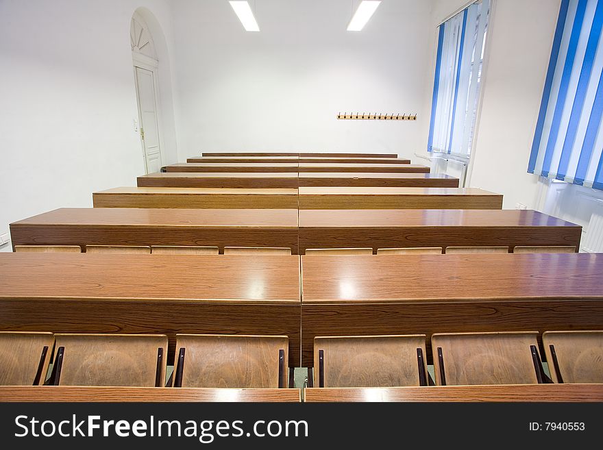 Empty classroom