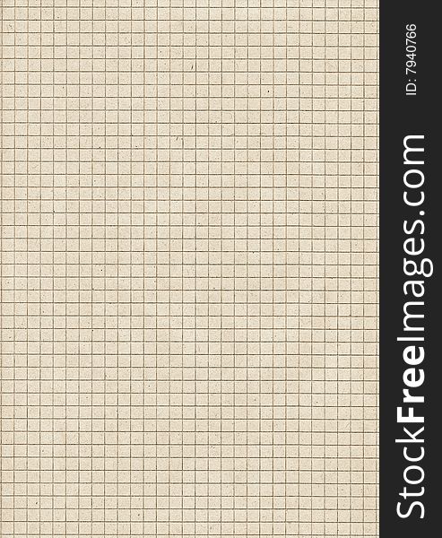 A notebook page, useful for classic background
