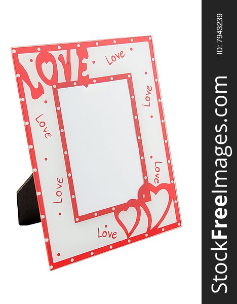Photo frame with hearts
