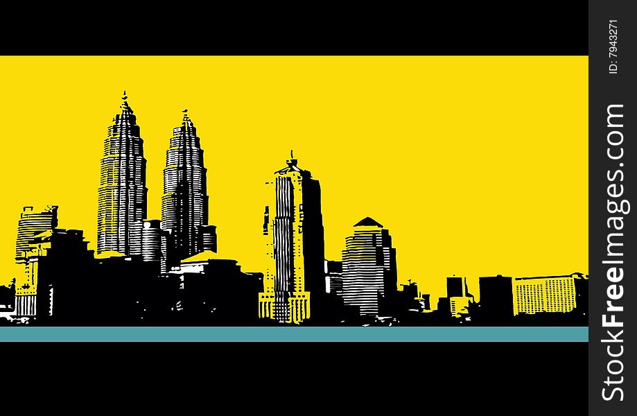 Great wallpaper or poster of Singapour city.