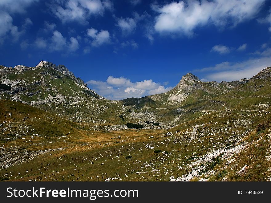 Durmitor mountain in Montenegro, Europe