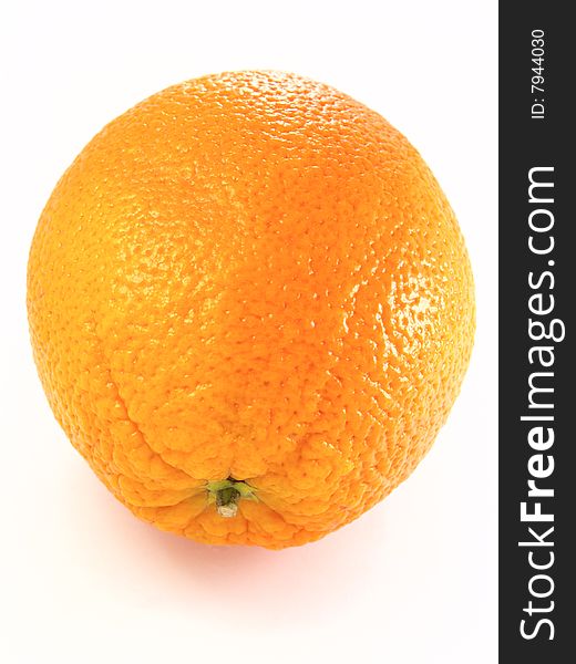 Orange Isolated over White Background