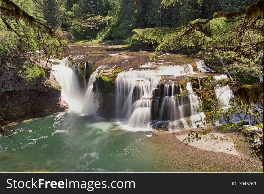 This falls is called big falls,it's located in the gifford pinchot national forest washington,it's the biggest falls in the area. This falls is called big falls,it's located in the gifford pinchot national forest washington,it's the biggest falls in the area.