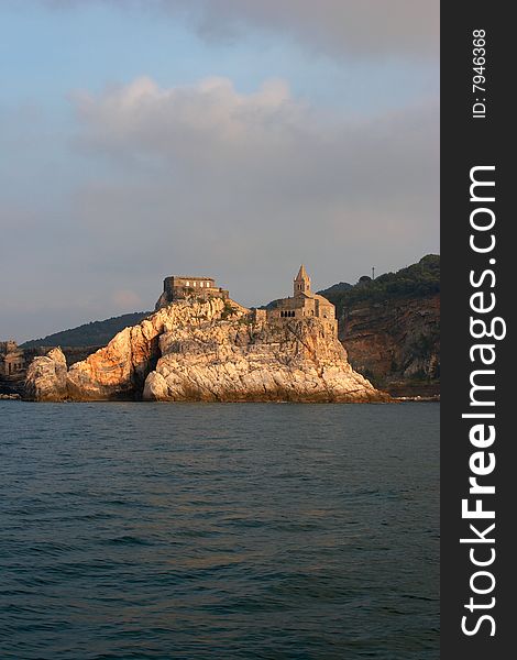 Castle Portovenere near La Spezia