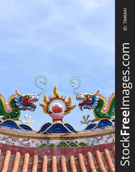 Chinese Temple Roof Decorations