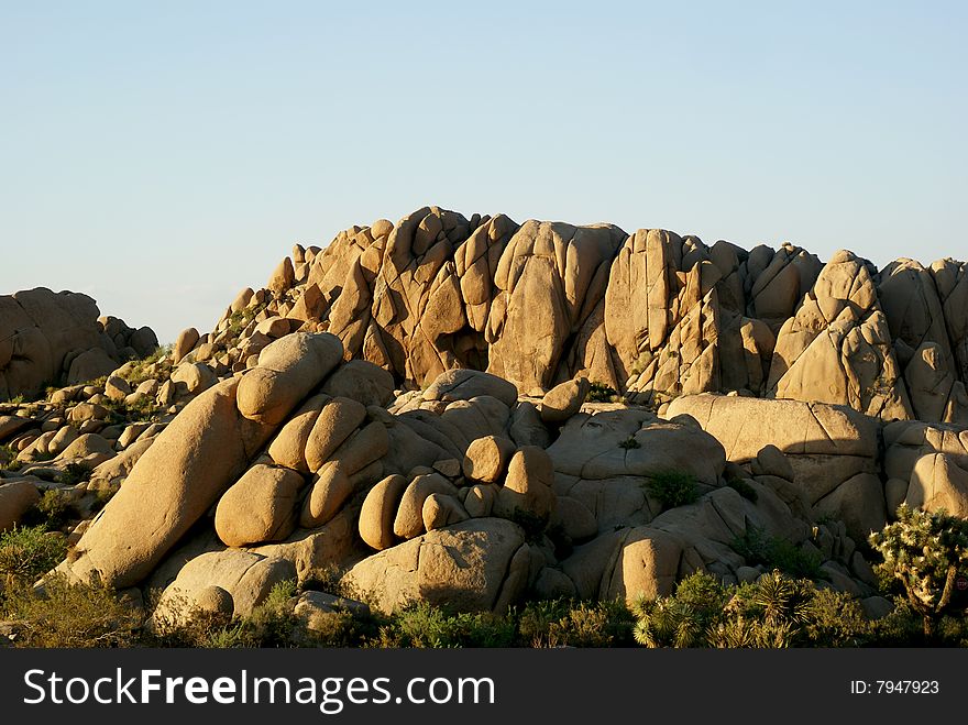 Rock Formation In Joshua Tree National Park