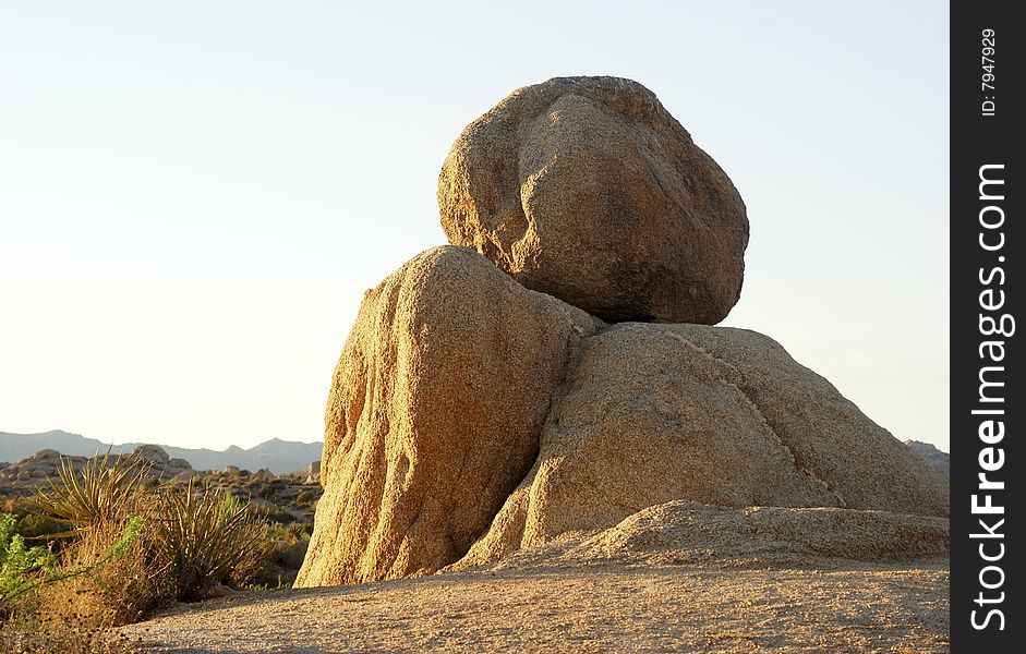 Boulders In Joshua Tree National Park