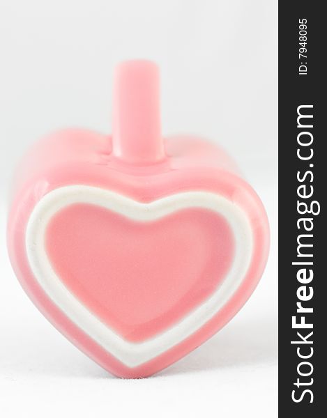 Heart-shape Cup On White Background