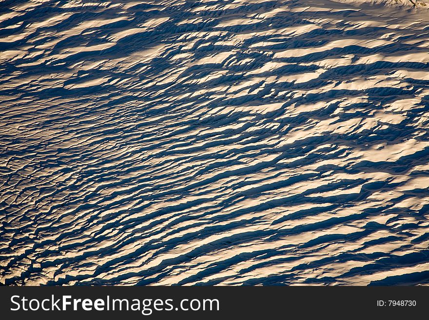 Aerial photograph on the Aletsch Glacier, Switzerland. Aerial photograph on the Aletsch Glacier, Switzerland