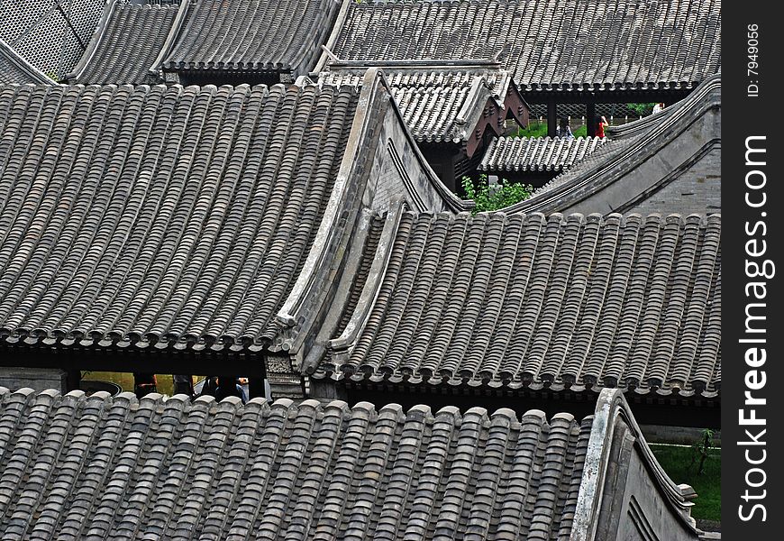 Chinese Characteristics  architecture,folk-custom quadrangle dwellings