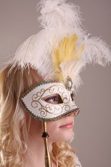 Woman With Mask Royalty Free Stock Photos Woman With Mask Royalty Free Stock Photos