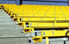 Grandstand Seating Royalty Free Stock Photos
