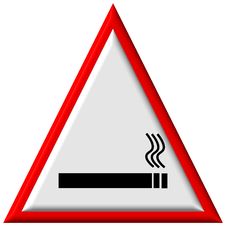 Warning Sign - No Smoking Stock Image Warning Sign - No Smoking Stock Image