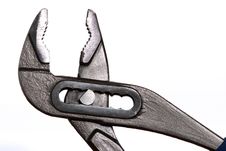 Adjustable Spanner Royalty Free Stock Photo Adjustable Spanner Royalty Free Stock Photo