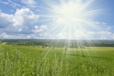 Non Urban Sunny Landscape Stock Image Non Urban Sunny Landscape Stock Image