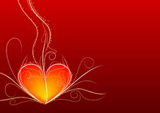 Red Heart Horizontal Royalty Free Stock Photos Red Heart Horizontal Royalty Free Stock Photos