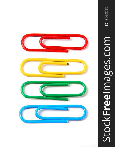 Four Writing Paper Clips