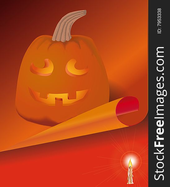 Background for a card or calendar to the holiday Halloween. Background for a card or calendar to the holiday Halloween