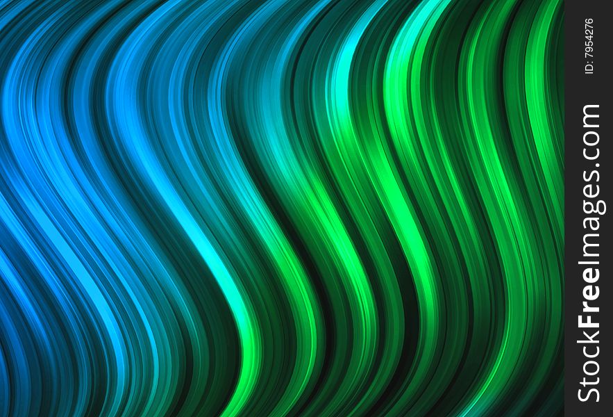 Colorful abstract wire waves background. Colorful abstract wire waves background