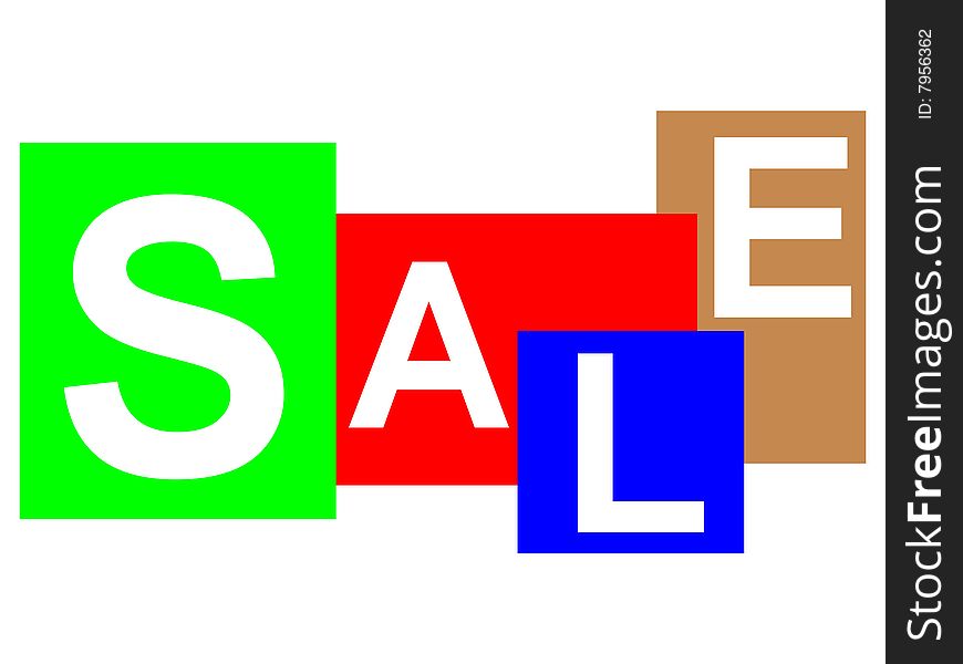 Sale - a computer generated image