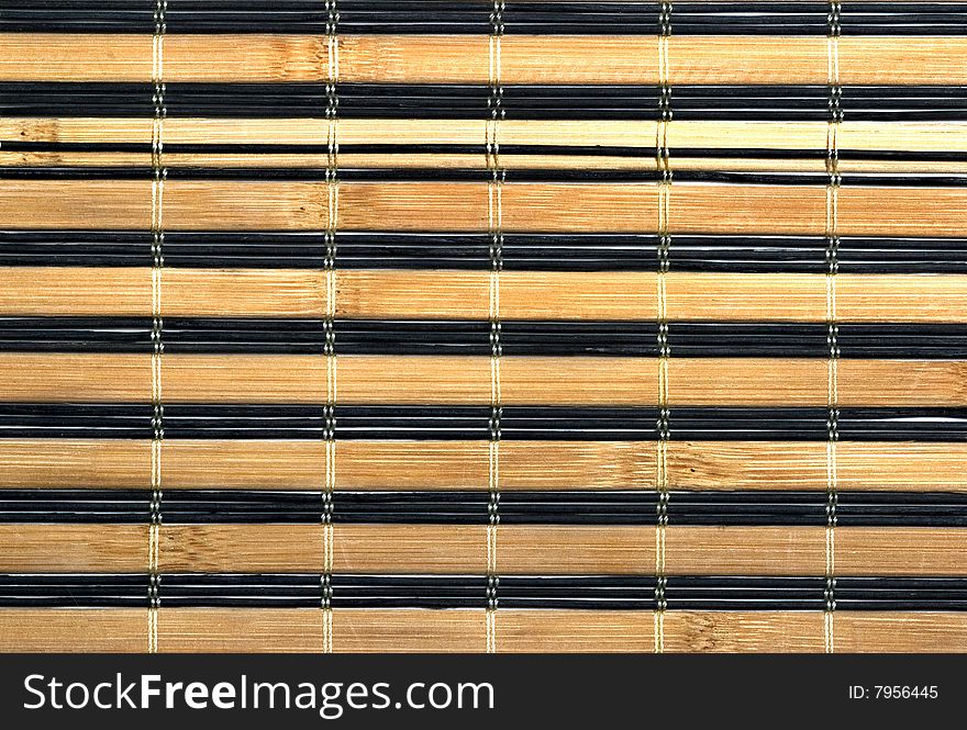 Bamboo mat (one type, there are others in portfolio)