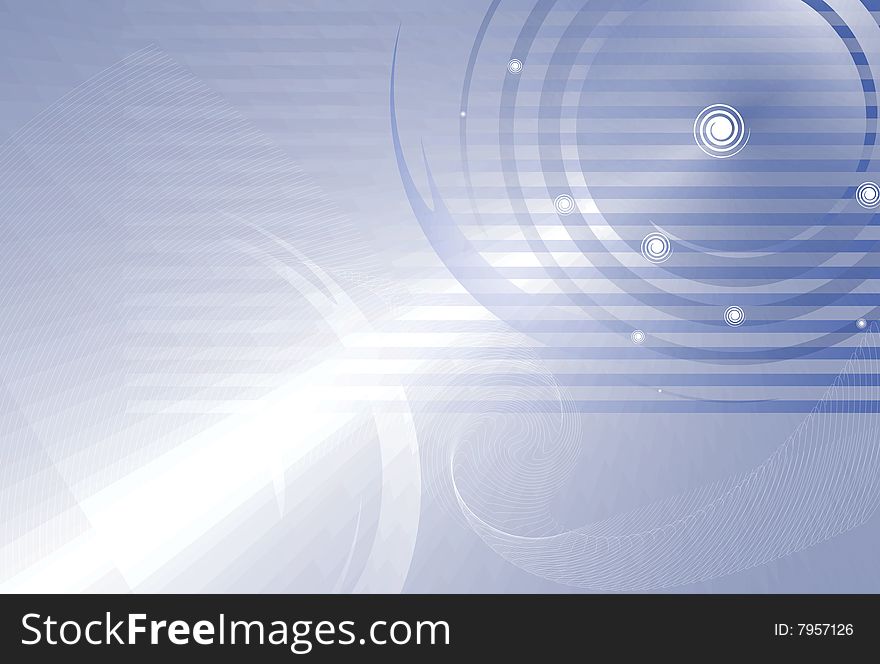 Abstract background from the braided lines, a grid and translucent objects. Abstract background from the braided lines, a grid and translucent objects.