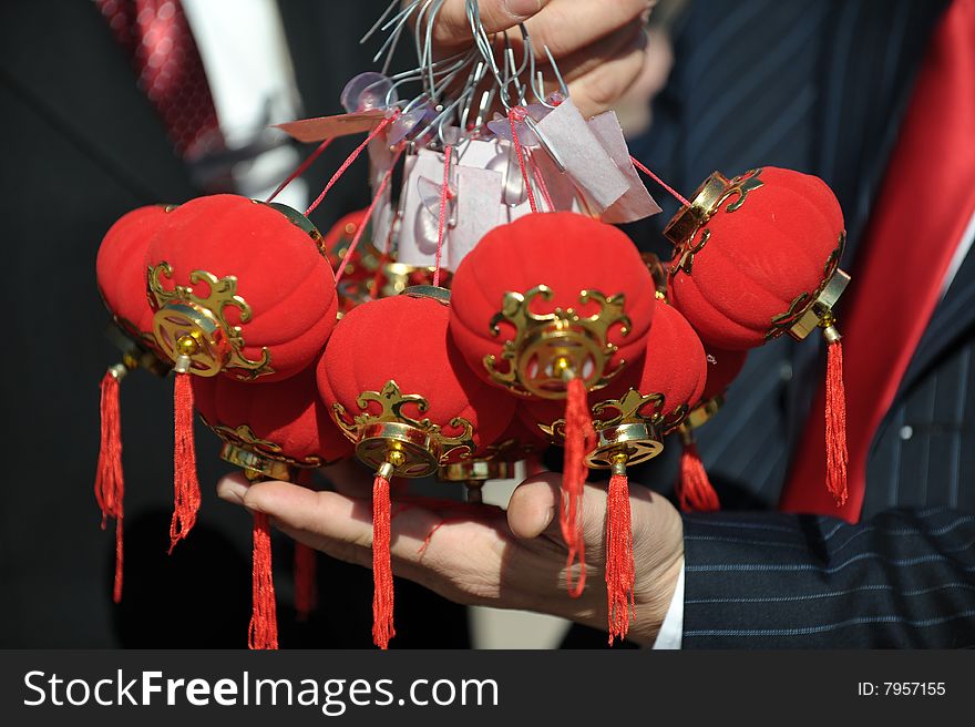 Chinese and Vietnamese new year decorations. Chinese and Vietnamese new year decorations