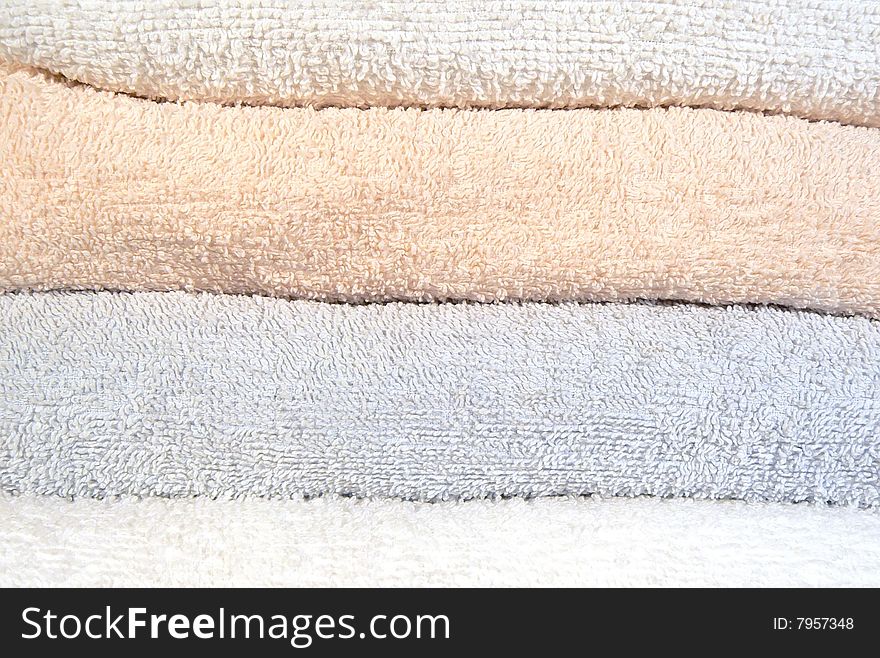 Folded Towels Texture