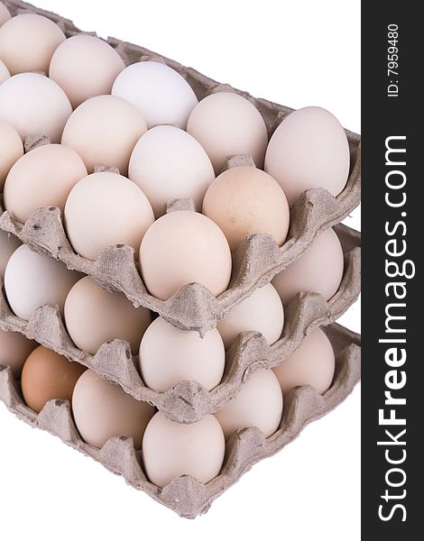 Fresh eggs in carton package,. Fresh eggs in carton package,