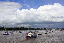 Tamar River With Boats, Plymouth, UK Stock Photo Tamar River With Boats, Plymouth, UK Stock Photo