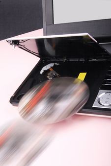 Portable DVD Player Royalty Free Stock Images