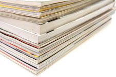 Stack Of Magazines Royalty Free Stock Photo Stack Of Magazines Royalty Free Stock Photo