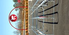 Shopping Cart Return Area Royalty Free Stock Photography