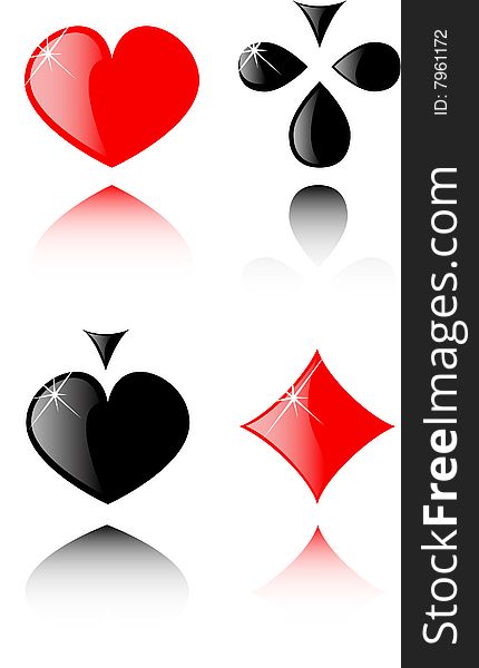 Vector play card set