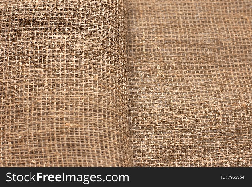 Ecological material: sackcloth