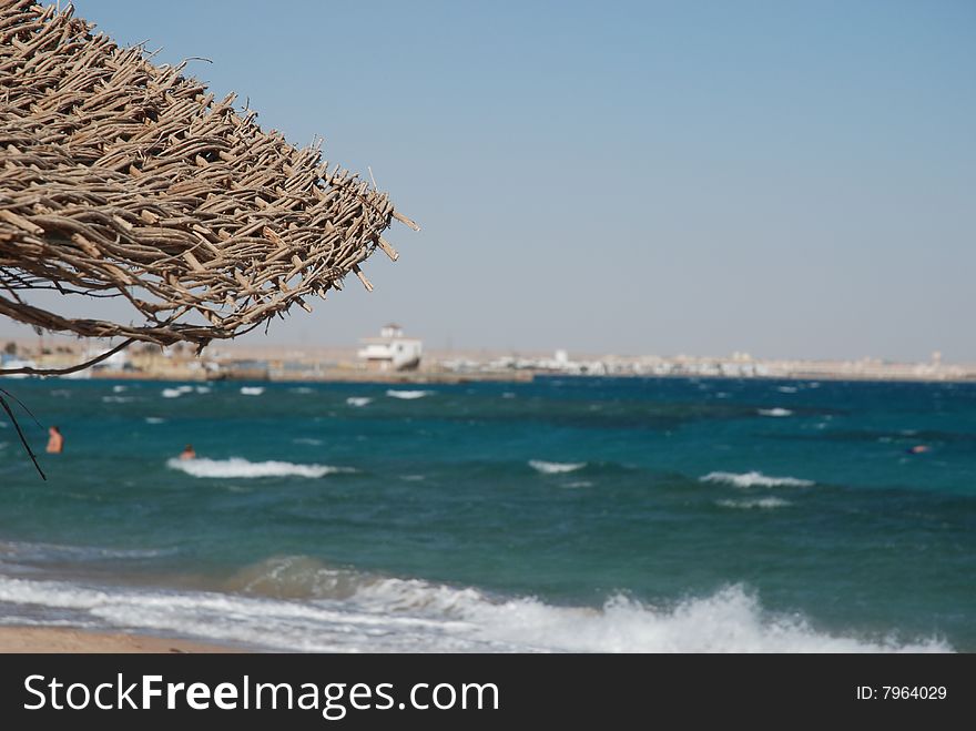 Umbrella on the beach