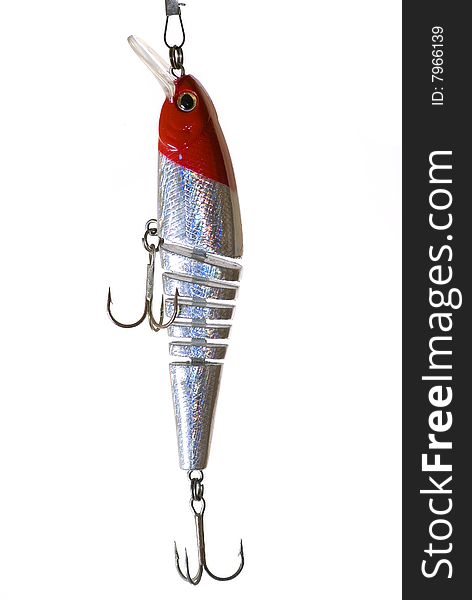 Baits with the hooks for fishing. Baits with the hooks for fishing