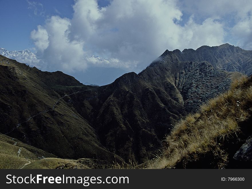 Mountain Path, Himalayas