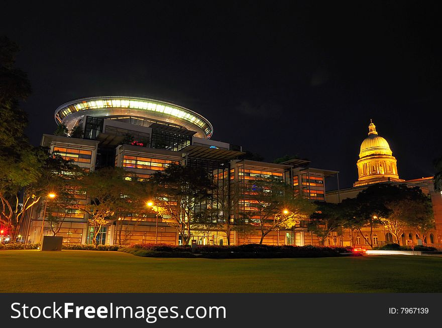 Supreme Courts At Night