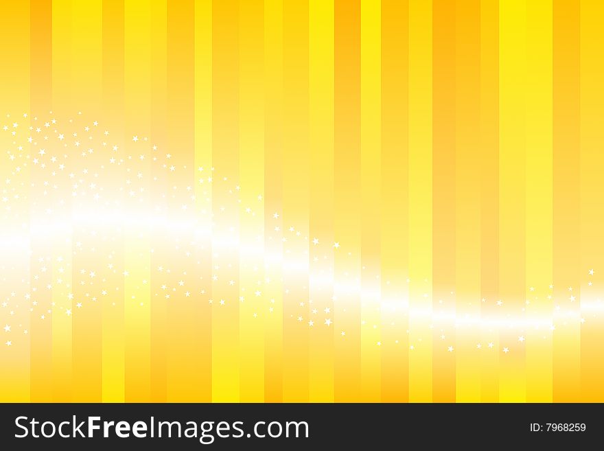 Vector illustration of Abstract Yellow