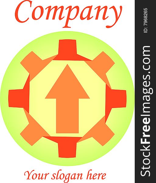 Abstract art colorful design emblem icon idea isolated logo symbol. Abstract art colorful design emblem icon idea isolated logo symbol